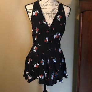 Free People open-back romper